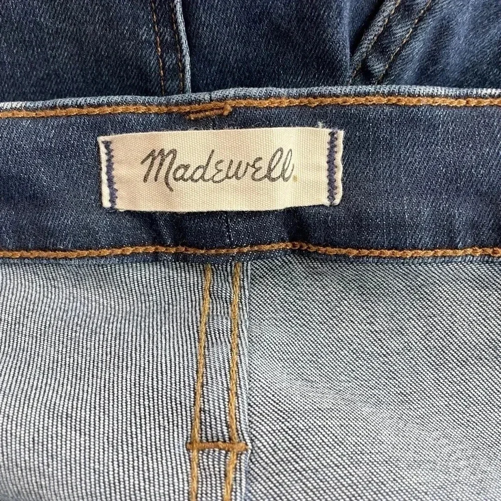Madewell Skinny Jeans - 10 Inch High-rise • Size 36T (20)• Dark Wash - Picture 3 of 6
